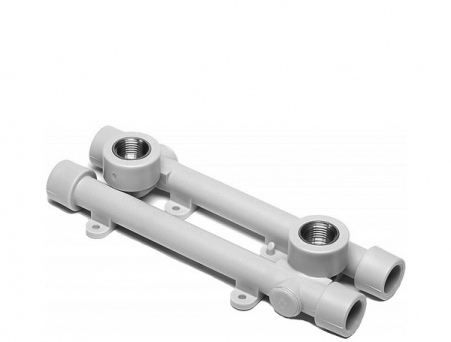 Комплект универсальный настенный для смесителя 20х1/2' мм наружная резьба (белый)