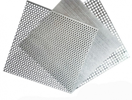 Лист стальной перфорированный 0.8x1000x2000; Rv 1.1-2.2